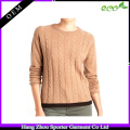 16FZCAS11 mujeres tejida suéter de lana de cachemira